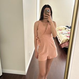 Peach Romper